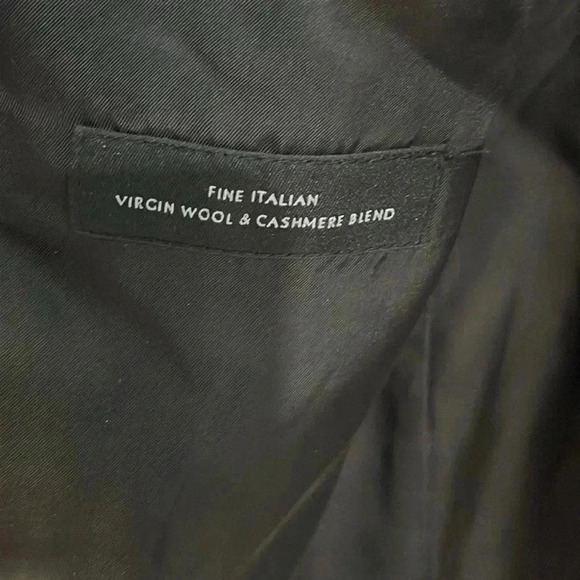 [XS]Babaton Pearce Wool Cashmere Blend WMN Hooded Mid  Length Coat Peacoat - Picture 11 of 16